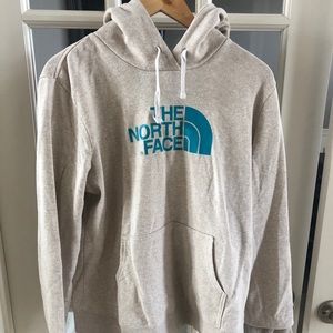 North Face heather oatmeal sweatshirt